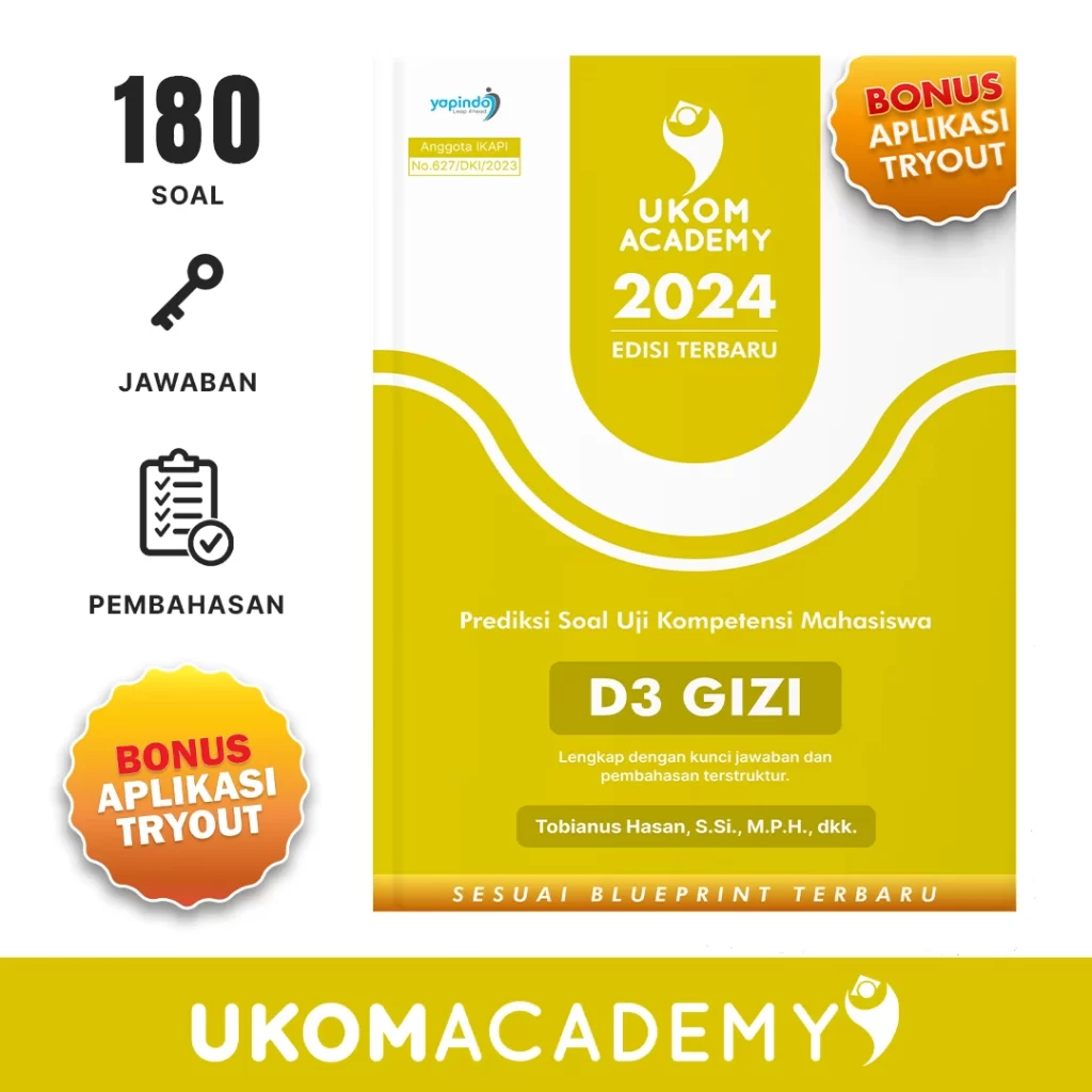 Prediksi soal Uji Kompetensi Mahasiswa D3 Gizi