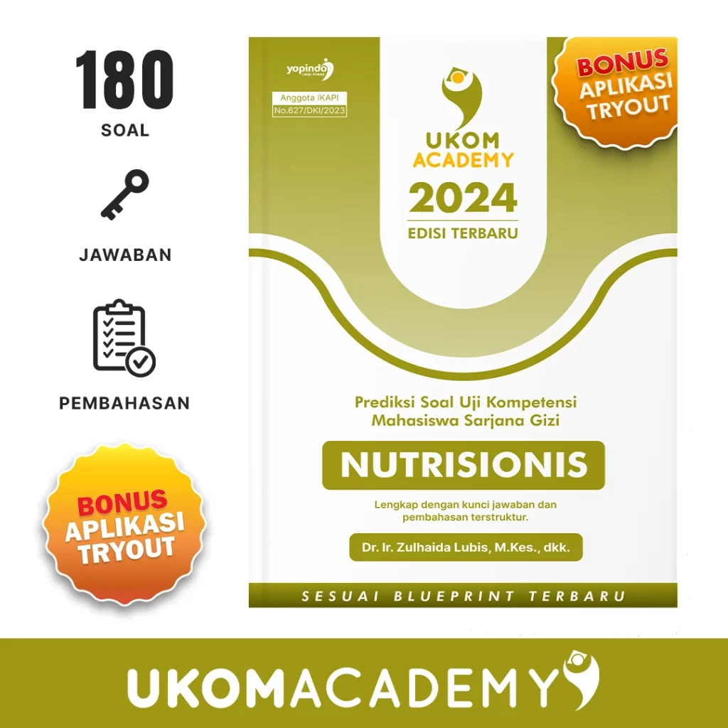 Prediksi Soal Uji Kompetensi Mahasiswa Sarjana Gizi (Nutrisionis)