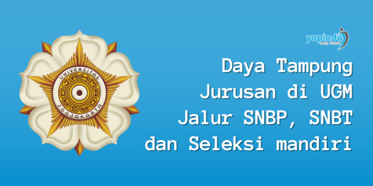 Daya Tampung Jurusan di UGM Jalur SNBT, SNBP dan Mandiri