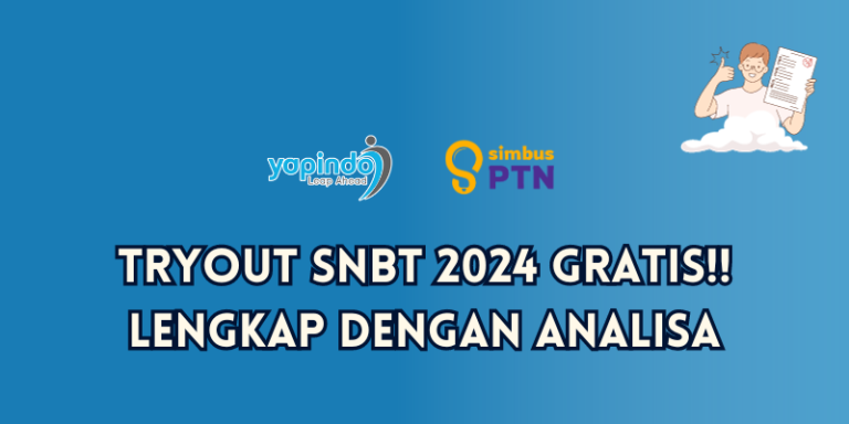 Tryout SNBT 2024 Gratis!! Lengkap dengan Analisa