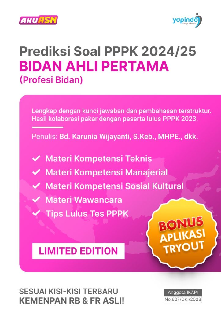 Prediksi Soal PPPK 2024/25 Bidan Ahli Pertama (Profesi Bidan)