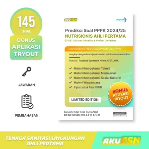 Prediksi Soal PPPK 2024/25 Nutrisionis Ahli Pertama (D4/S1 Gizi dan Dietetika & Profesi Dietisien)